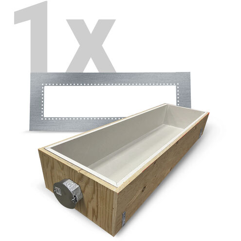 EF39 Series Stainless Steel and Light Grey Electric Patio Heater Bundle